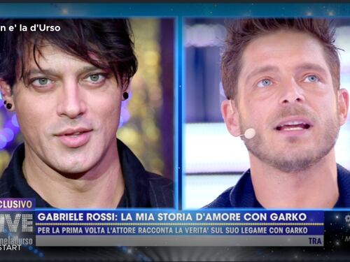 Gabriele Rossi: “Prima di essere il fidanzato di Garko sono stato il suo amante”