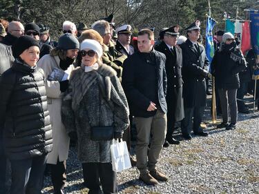Le celebrazioni alla foiba di Basovizza 1