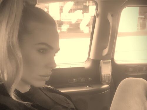Ilary Blasi multata in centro a Roma
