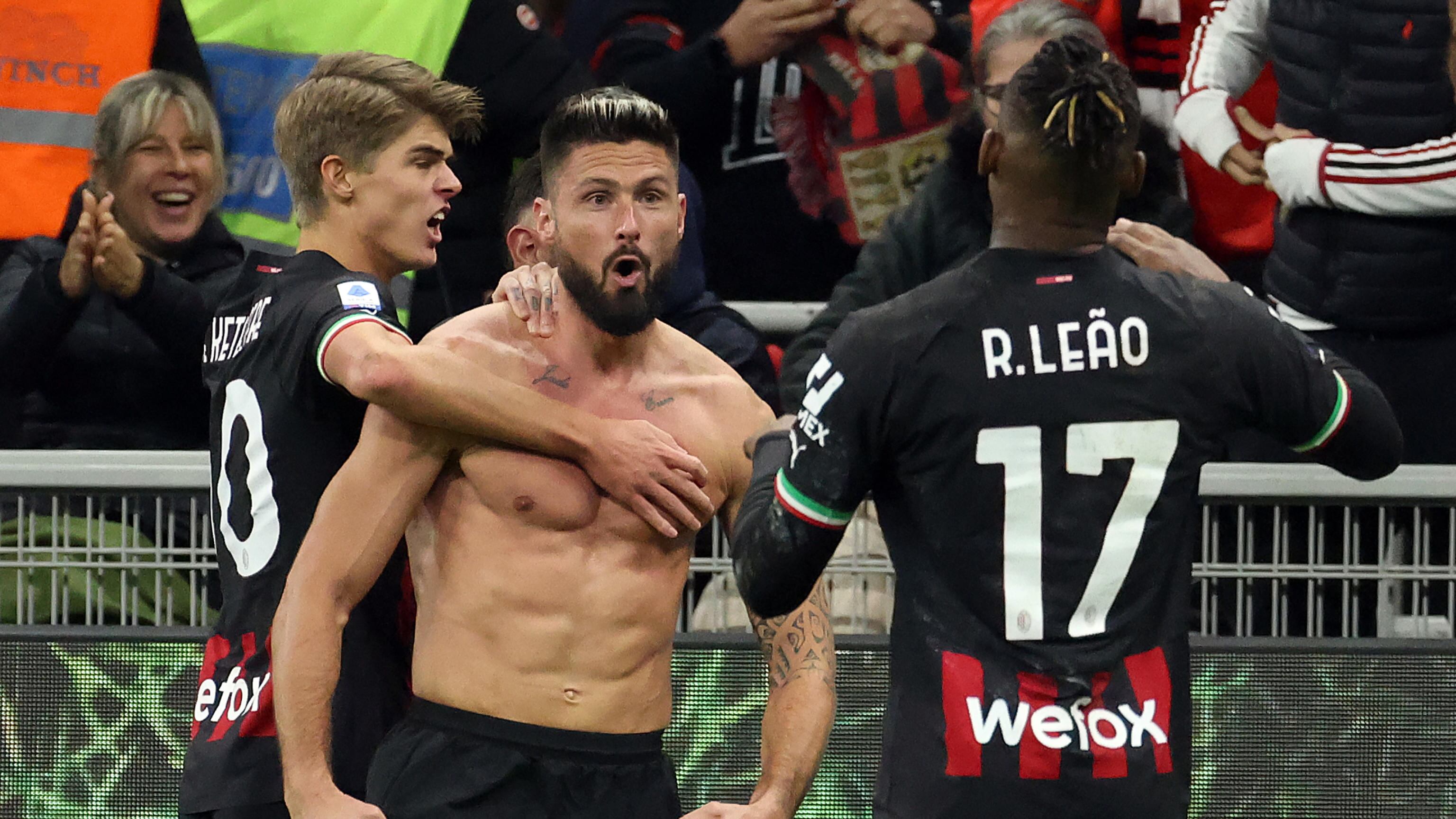 Il Giroud "descamisado". Un teenager nascosto nel campione di 36 anni