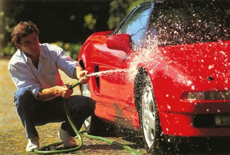 Ayrton Senna e la Honda NSX