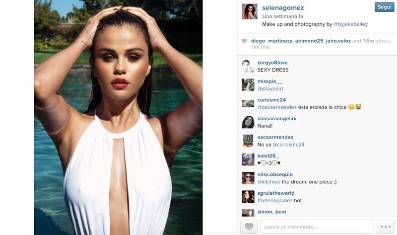 Selena Gomez su Instagram, le foto sexy 4