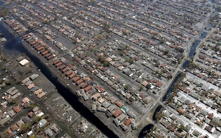 La devastazione causata da Katrina 1