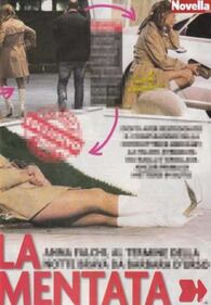 Anna Falchi cade alla festa della D'Urso 1