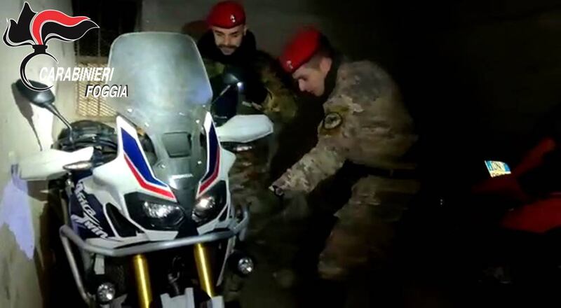 Cerignola, le moto rubate nel casolare abbandonato 1