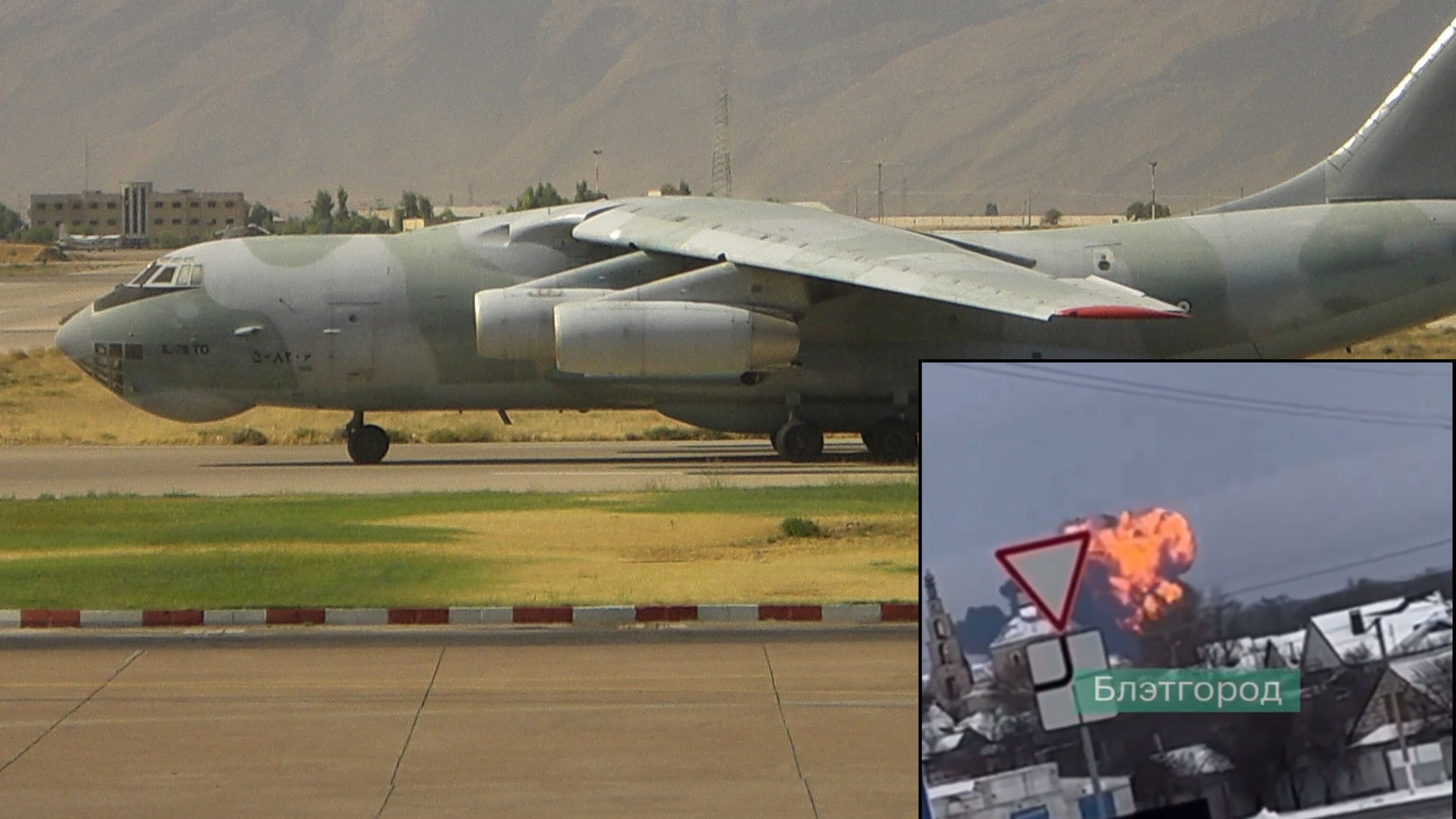 Aereo militare russo precipita a Belgorod: "A bordo prigionieri di guerra ucraini"