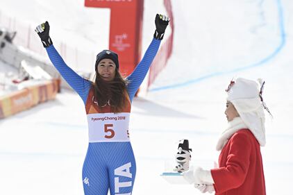 La Goggia vince l'oro nella discesa 12
