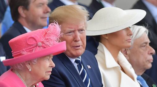 Donald Trump per il 75 esimo anniversario dello sbarco in Normandia a Portsmouth 5