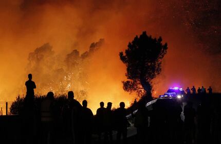 Le fiamme devastano Galizia e Portogallo 1