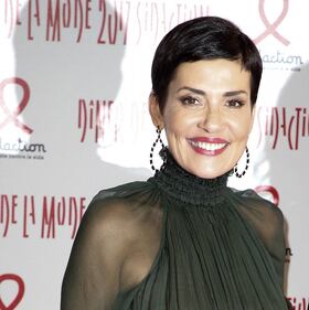 Cristina Cordula sexy alla France diner de la mode du sidacation 2017 1