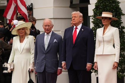 Re Carlo e Camilla alla Casa Bianca: le foto della cerimonia di benvenuto 7