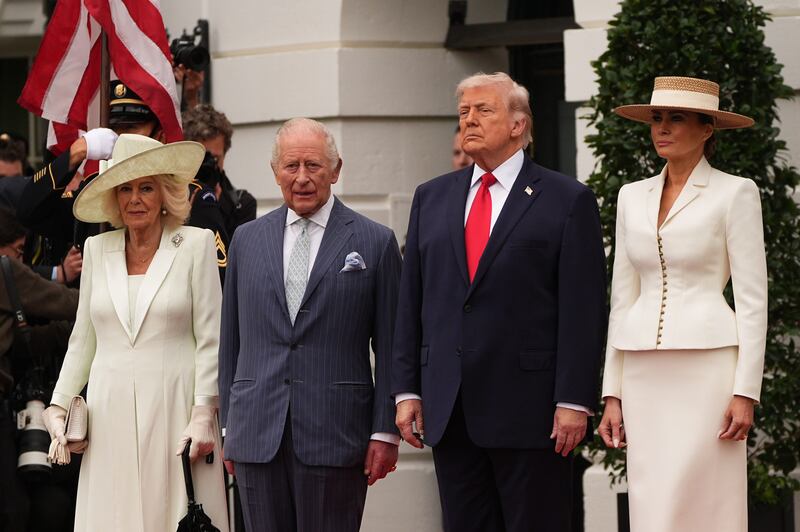 Re Carlo e Camilla alla Casa Bianca: le foto della cerimonia di benvenuto 7