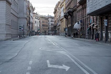 Roma deserta per l'emergenza Covid-19 4