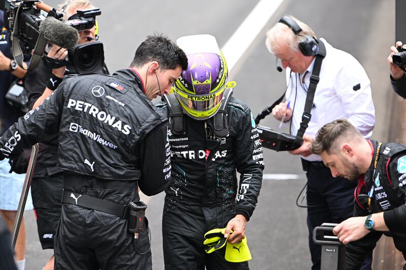 F1 Cina Hamilton box