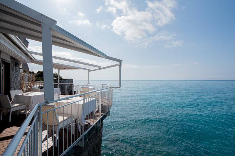 Balzi Rossi, la terrazza