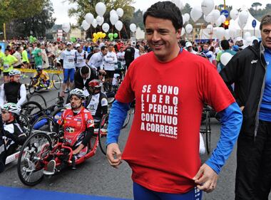Renzi, starter d'eccezione alla Firenze-Marathon 14