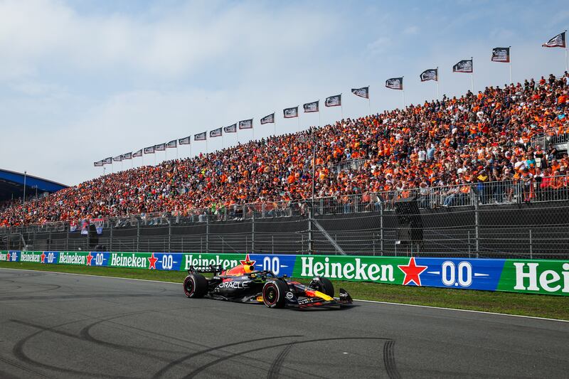 Perez GP Olanda FP1 Fotogramma