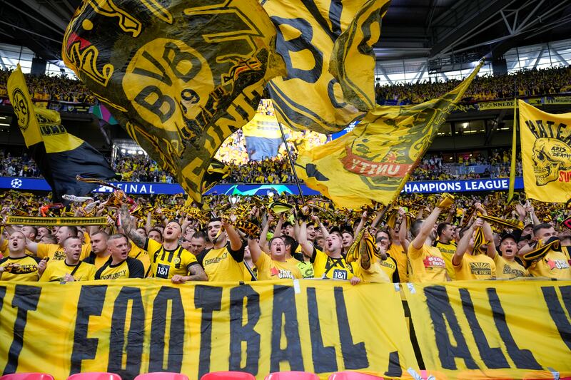 Curva BVB Borussia Dortmund Real Madrid