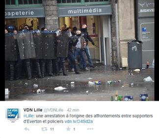 Lille-Everton: scontri tra tifosi 4