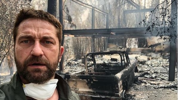 California, Gerard Butler davanti alla casa distrutta: "È straziante"