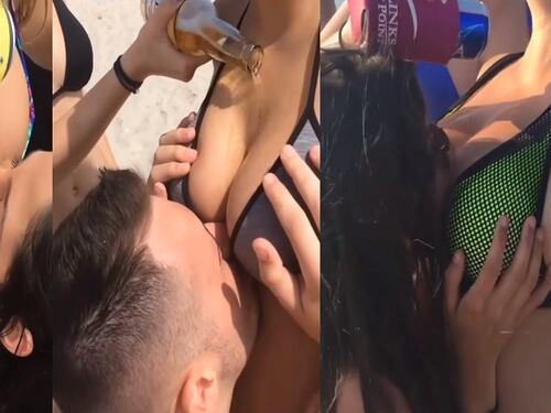 BoobLuge Challange, la nuova moda è bere alcol dal seno delle ragazze
