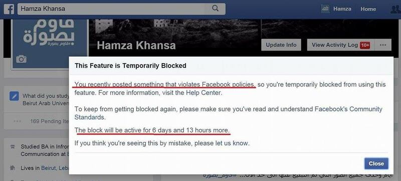 Facebook blocca Hezbollah 3