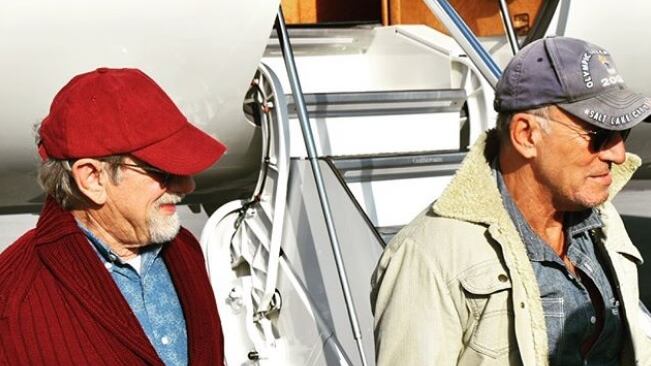 Steven Spielberg e Bruce Springsteen in vacanza in Italia
