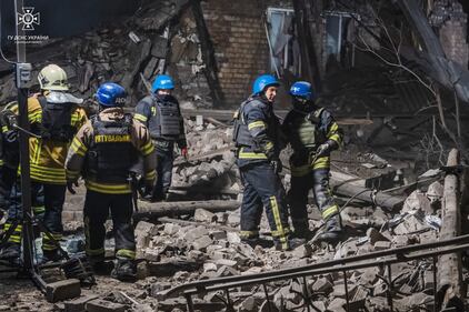 Le conseguenze dell'attacco missilistico russo nel Donetsk 3