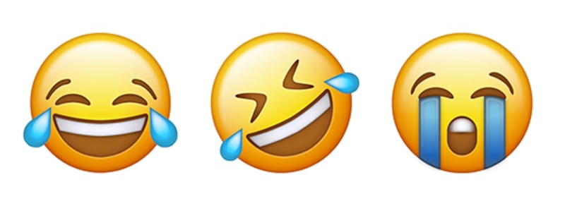 Faccina che ride con lascrime