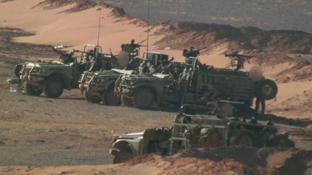 Le prime foto della SAS in Siria