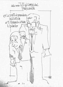 La vignetta del giorno: Tutti gli uomini del Presidente 1