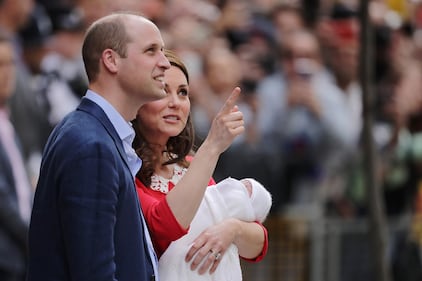 Kate Middleton e il Principe William col Royal Baby 15