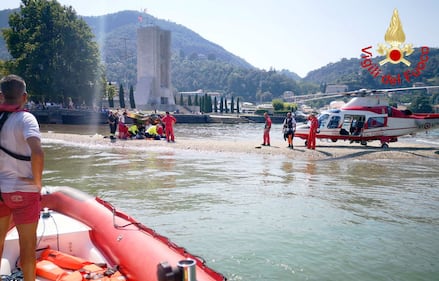 Lago di Como soccorso