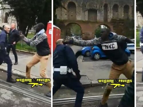 Abusivo aggredisce il vigile: scatta assurdo incontro di boxe