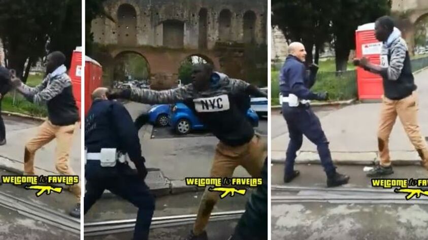 Abusivo aggredisce il vigile: scatta assurdo incontro di boxe