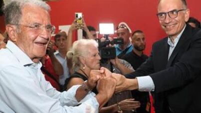 La foto Letta-Prodi diventa l'emblema di una sinistra che parte sconfitta