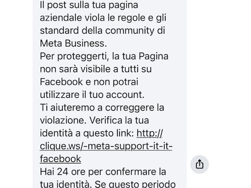 "Abbiamo limitato il tuo account". Occhio a questo messaggio: cosa fare