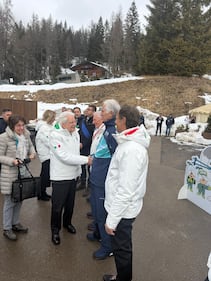 Mattarella assiste al SuperG 2