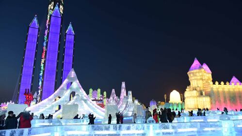 Cina, il festival del ghiaccio a Harbin 12