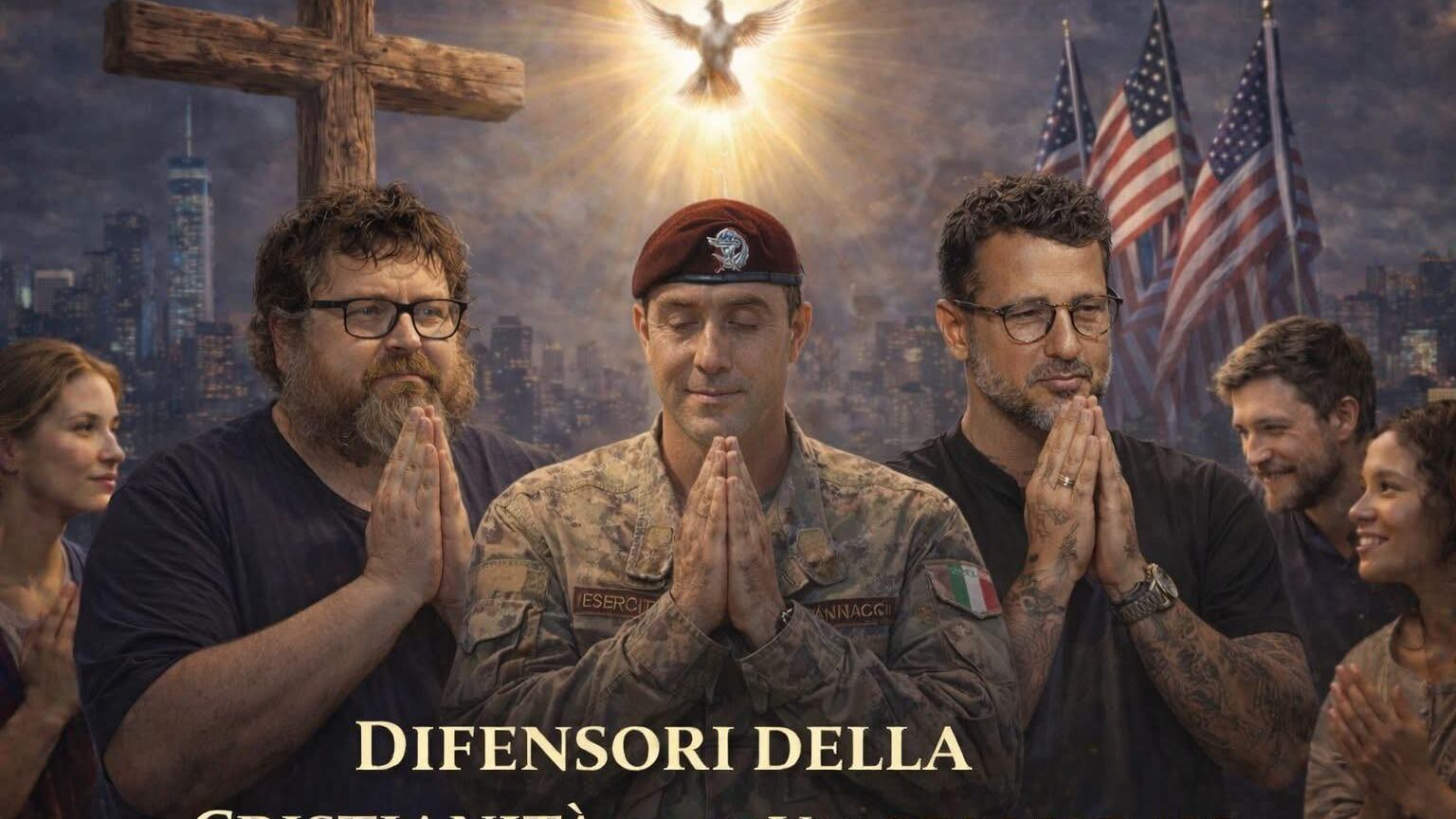 "In hoc signo vinces". Adinolfi vuole pure Corona con Vannacci