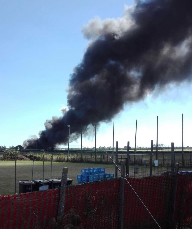 Incendio campo Cona 