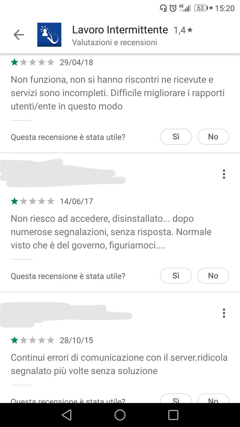 L'app trova lavoro del Ministero non funziona: la rabbia degli utenti 3