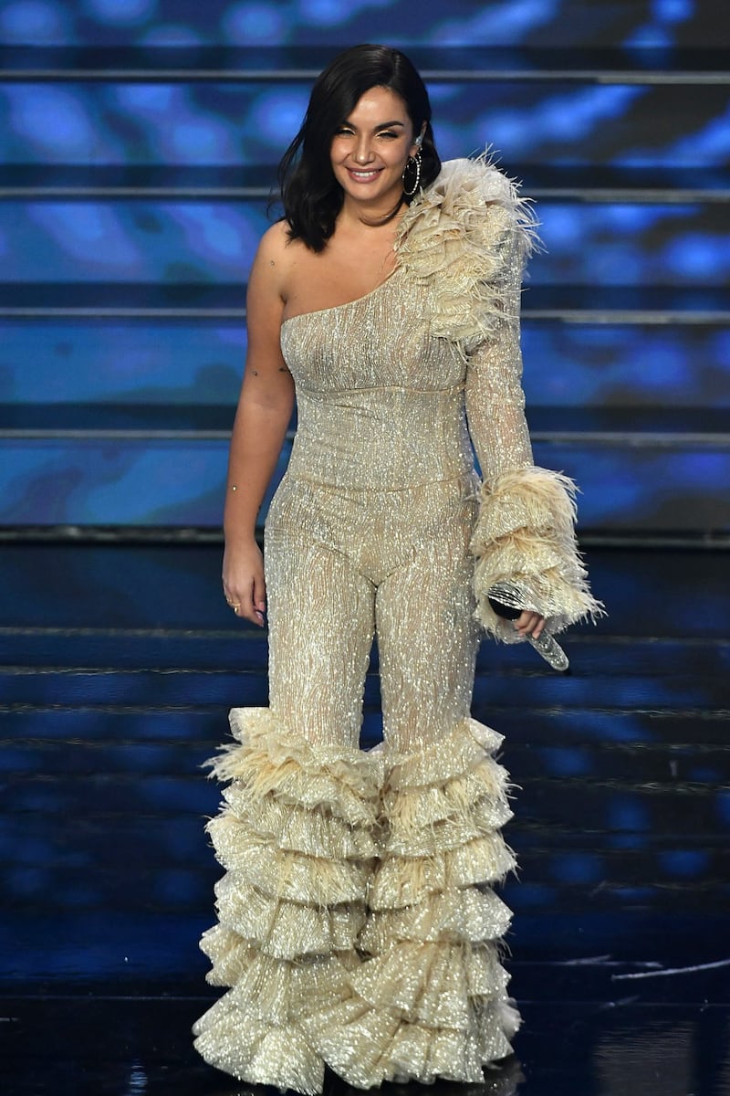 Elettra Lamborghini a Sanremo 7