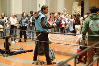 Nuovo blitz di Ultima Geneazione a Firenze, le immagini 2