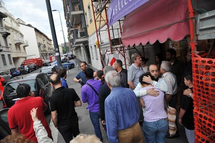 Esplosione in una palazzina a Milano 8