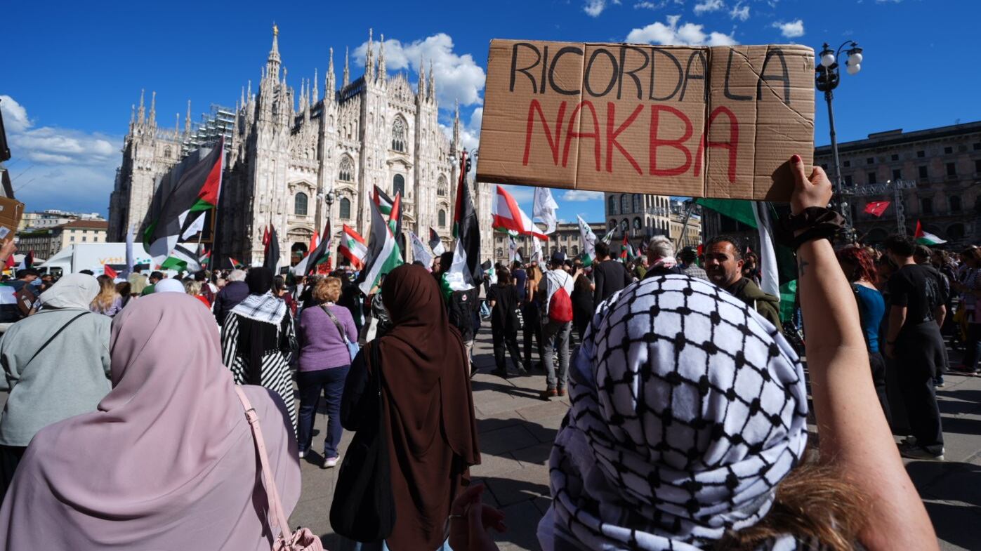 "Nakba 78", la rete globale anti-Israele: proteste coordinate in trentanove Paesi