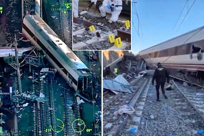 Treni deragliata in Spagna: le immagini 1