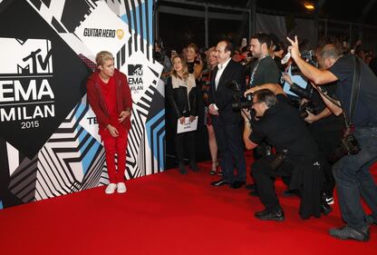 MTV EMA 2015, red carpet stellare a Milano 34