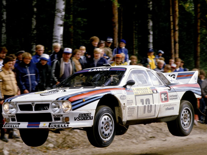 Lancia 037 al "Mille Laghi" in Finlandia