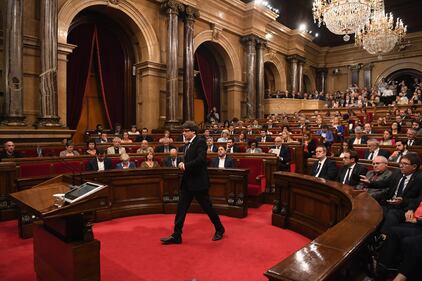 Le fasi del discorso sull'indipendenza di Puigdemont 11